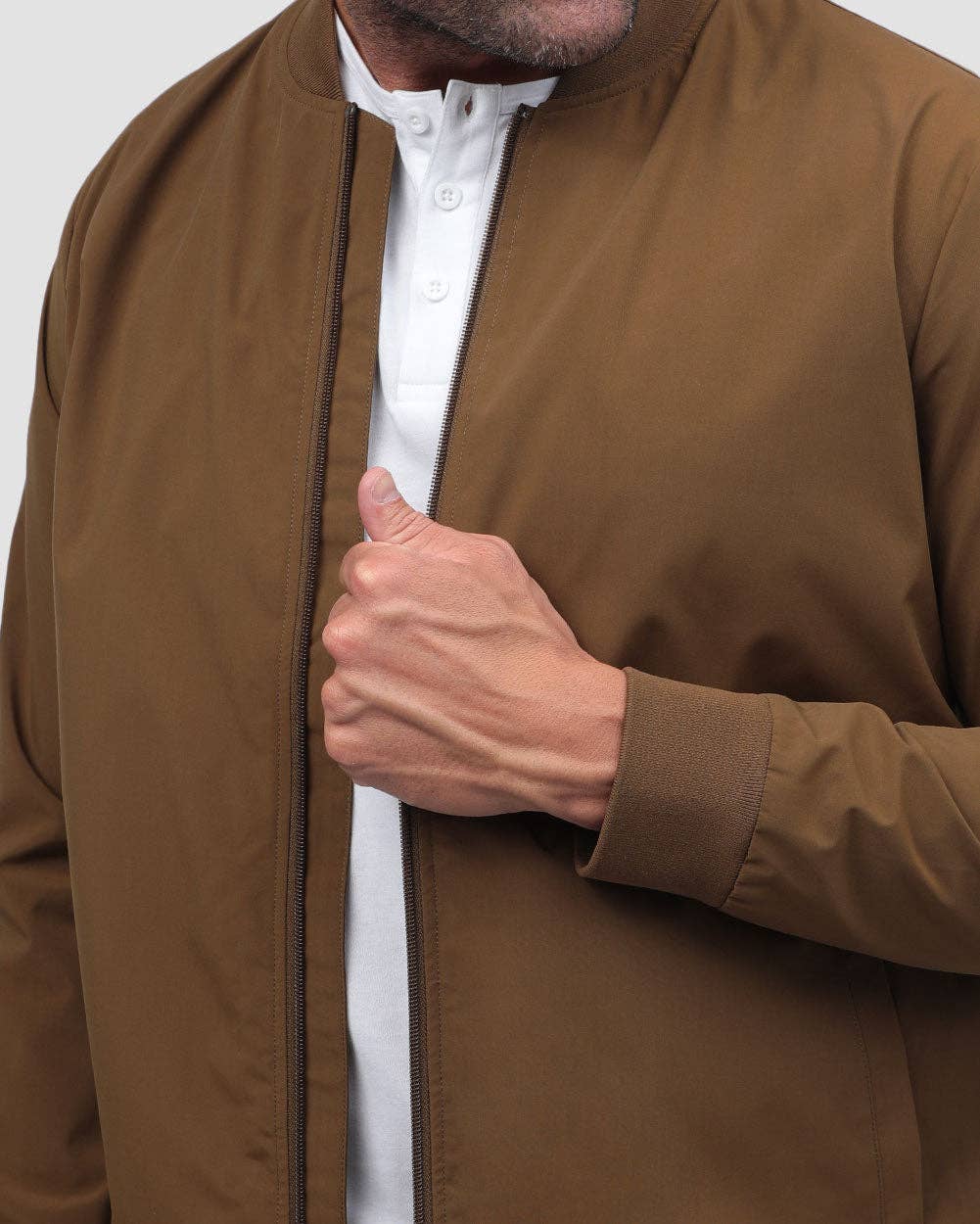 Men's Lightweight Bomber Jacket for Casual Wear
