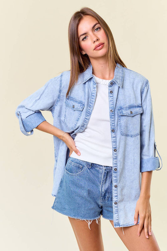 Chambray Denim Shirt
