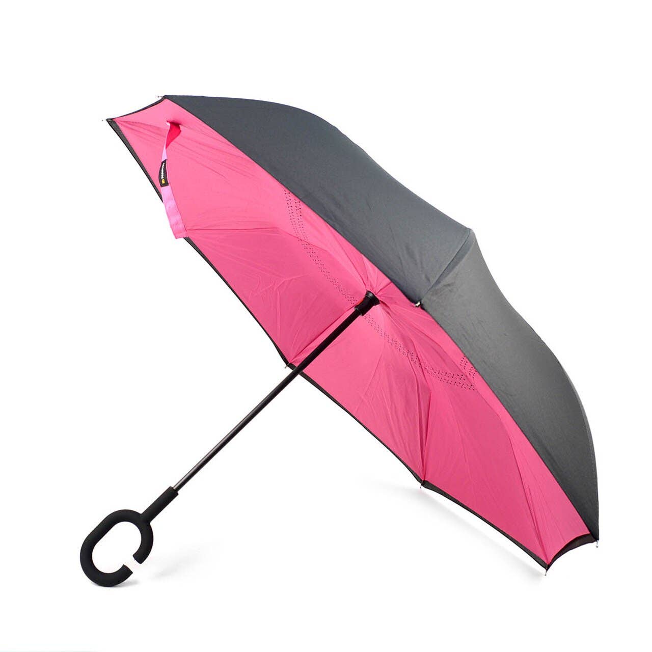 Solid Color Double Layer Inverted Umbrella