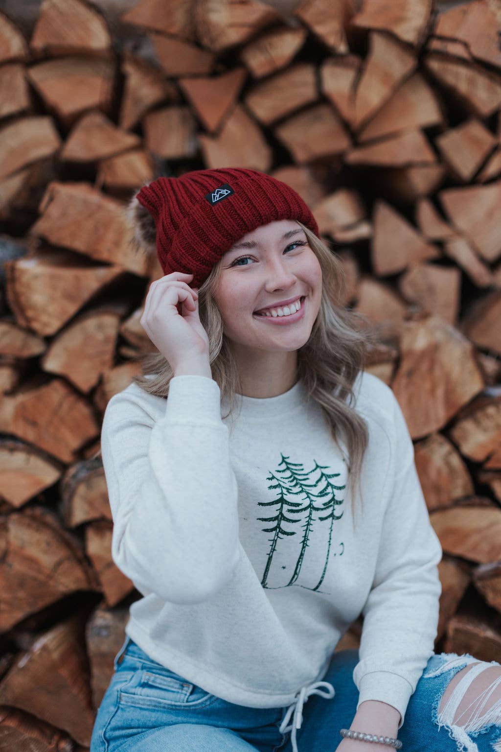 Three Trees Ladies Boxy Fleece