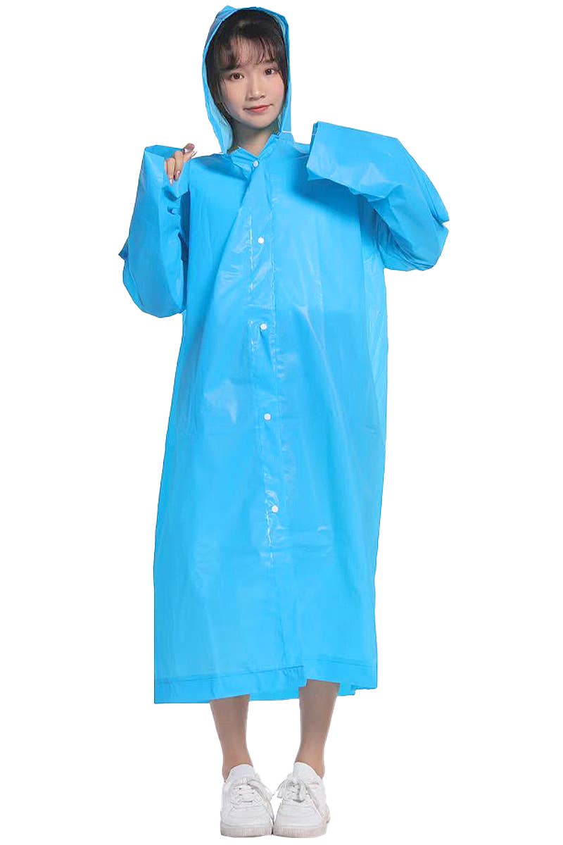 Hooded Poncho Raincoat - Unisex