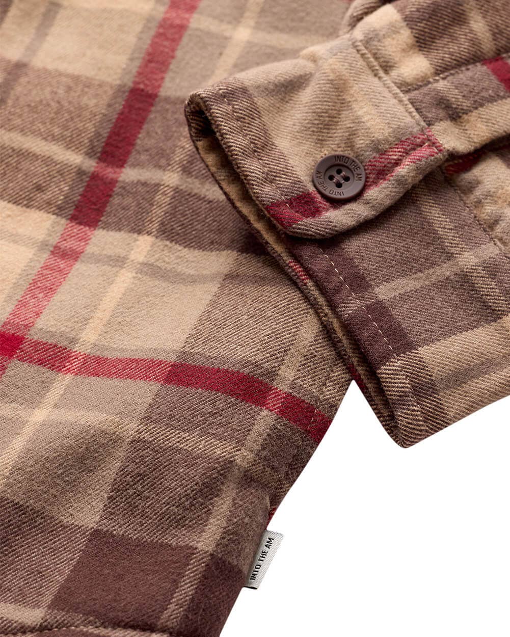 Men's Hooded Flannel Zip-Up Shirt Jacket