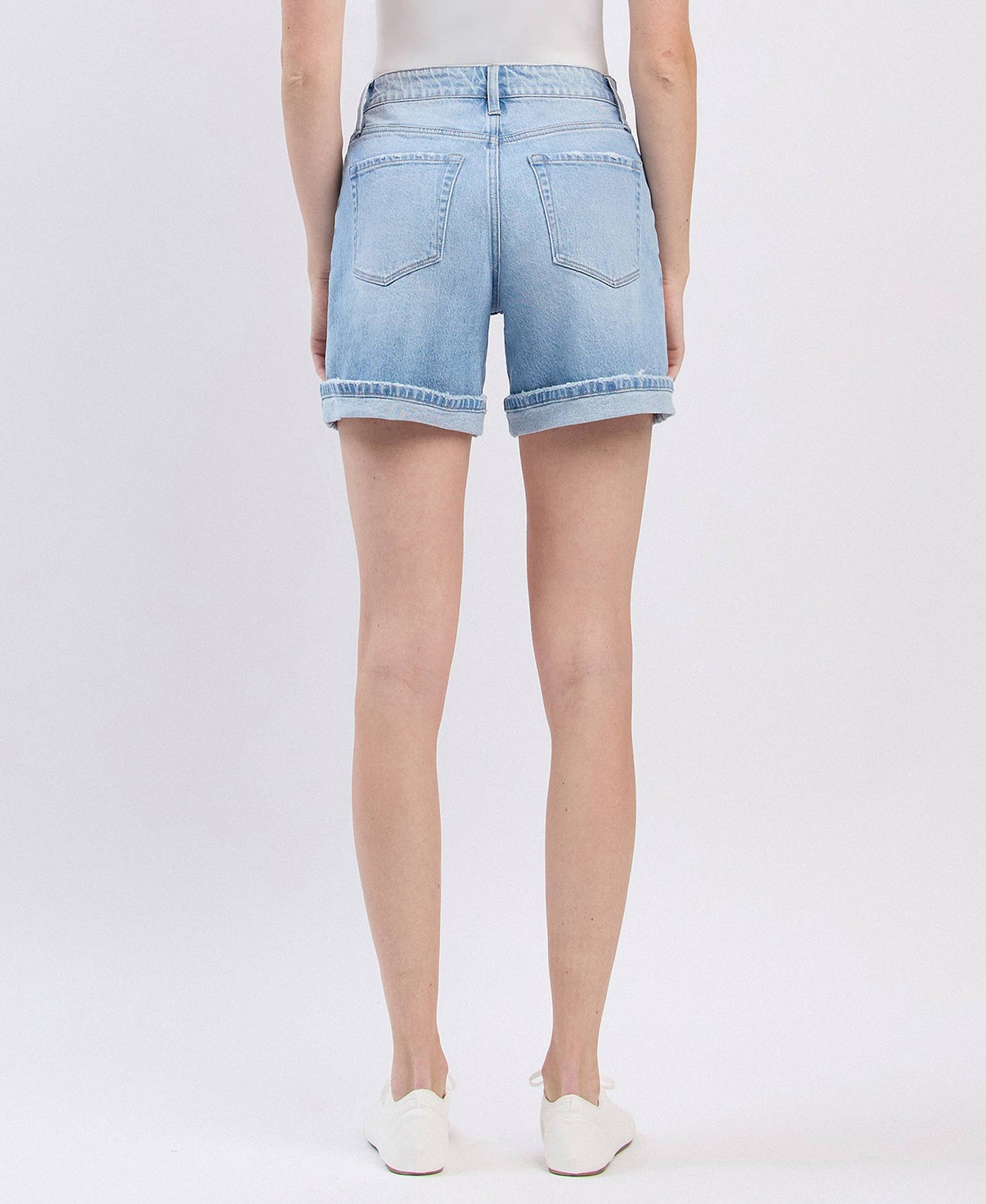 Super High Rise Cuffed Shorts