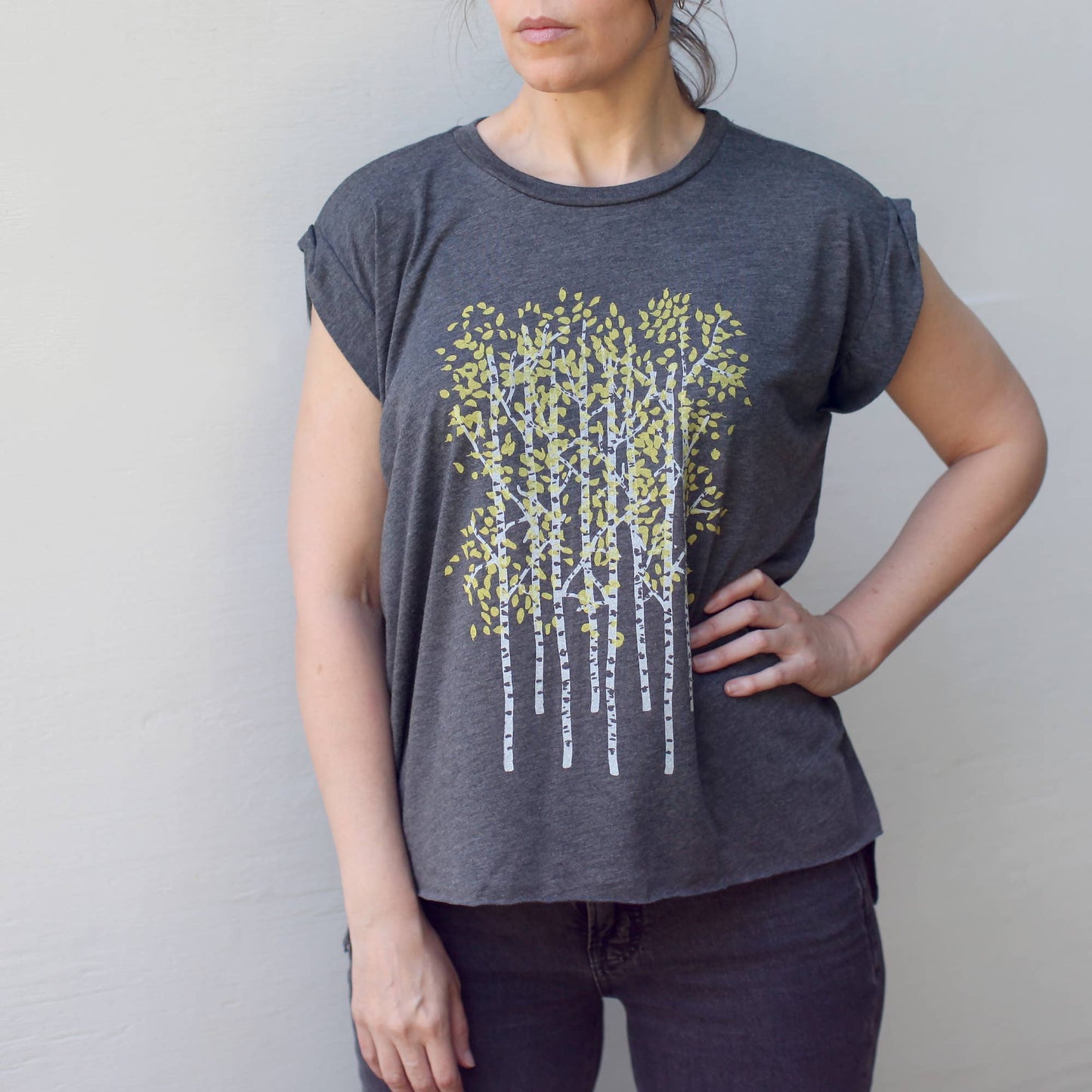 Aspen Trees Muscle Tee