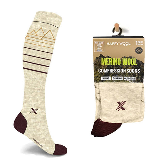 MERINO WOOL SOCKS - HIKING, CAMPING, SNOW