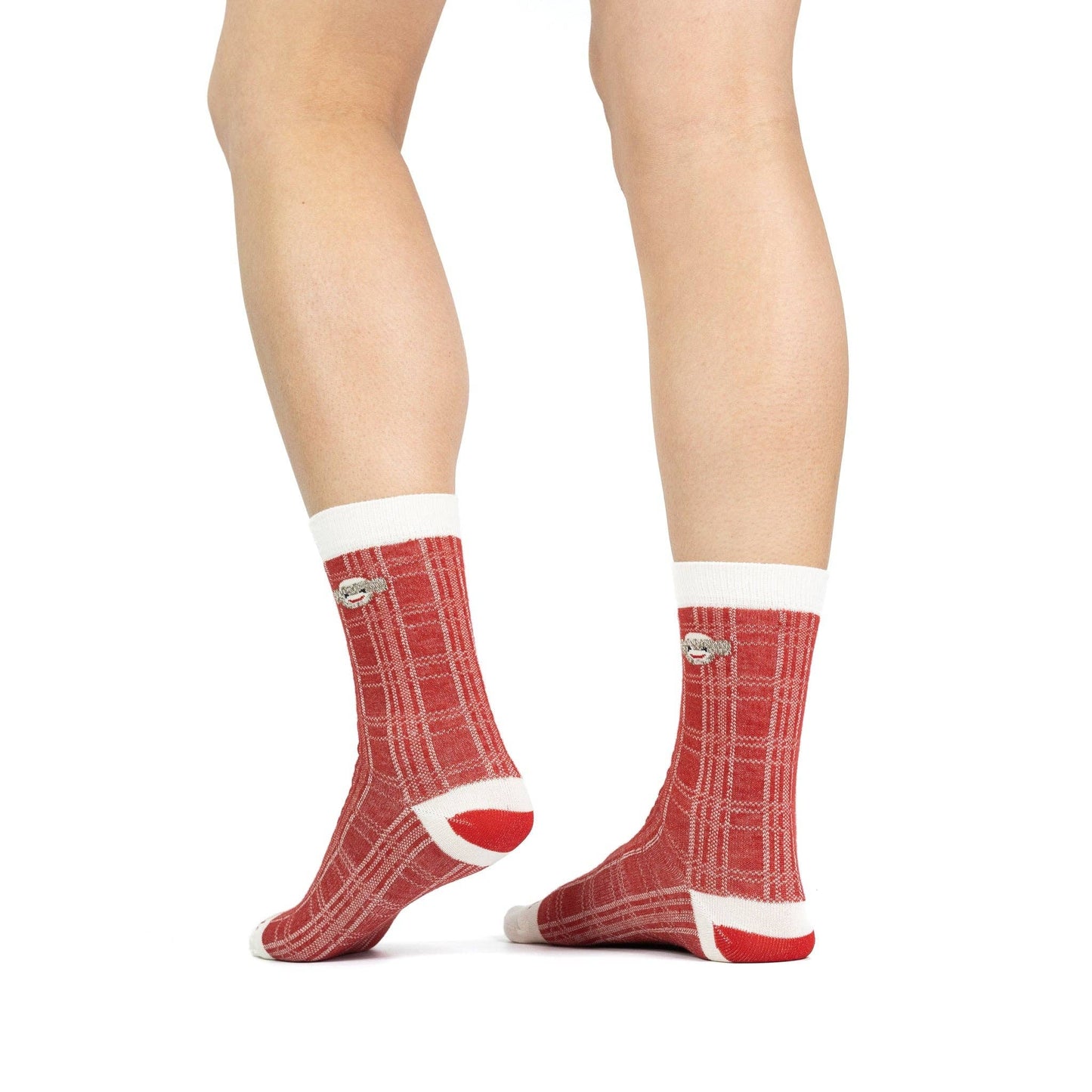 Monkey Plaid Ultra-Lightweight Crew