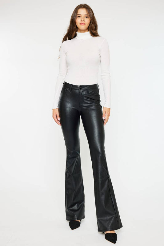 Kan Can - Faux Leather Pants