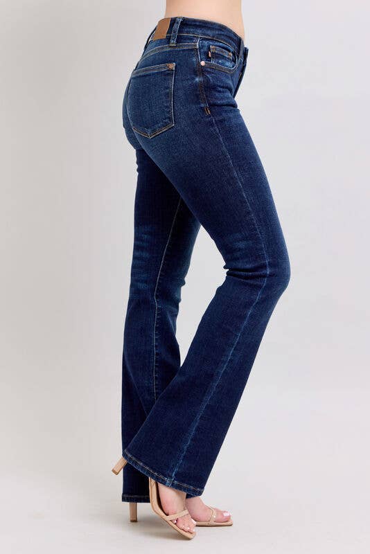 High Waisted Dark Wash Bootcut 32”
