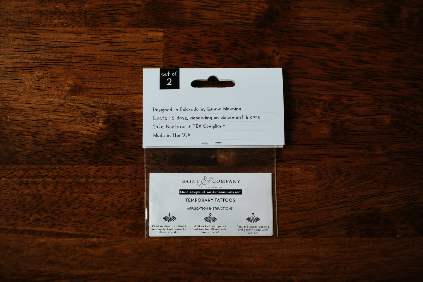 Longs Peak Temporary Tattoos