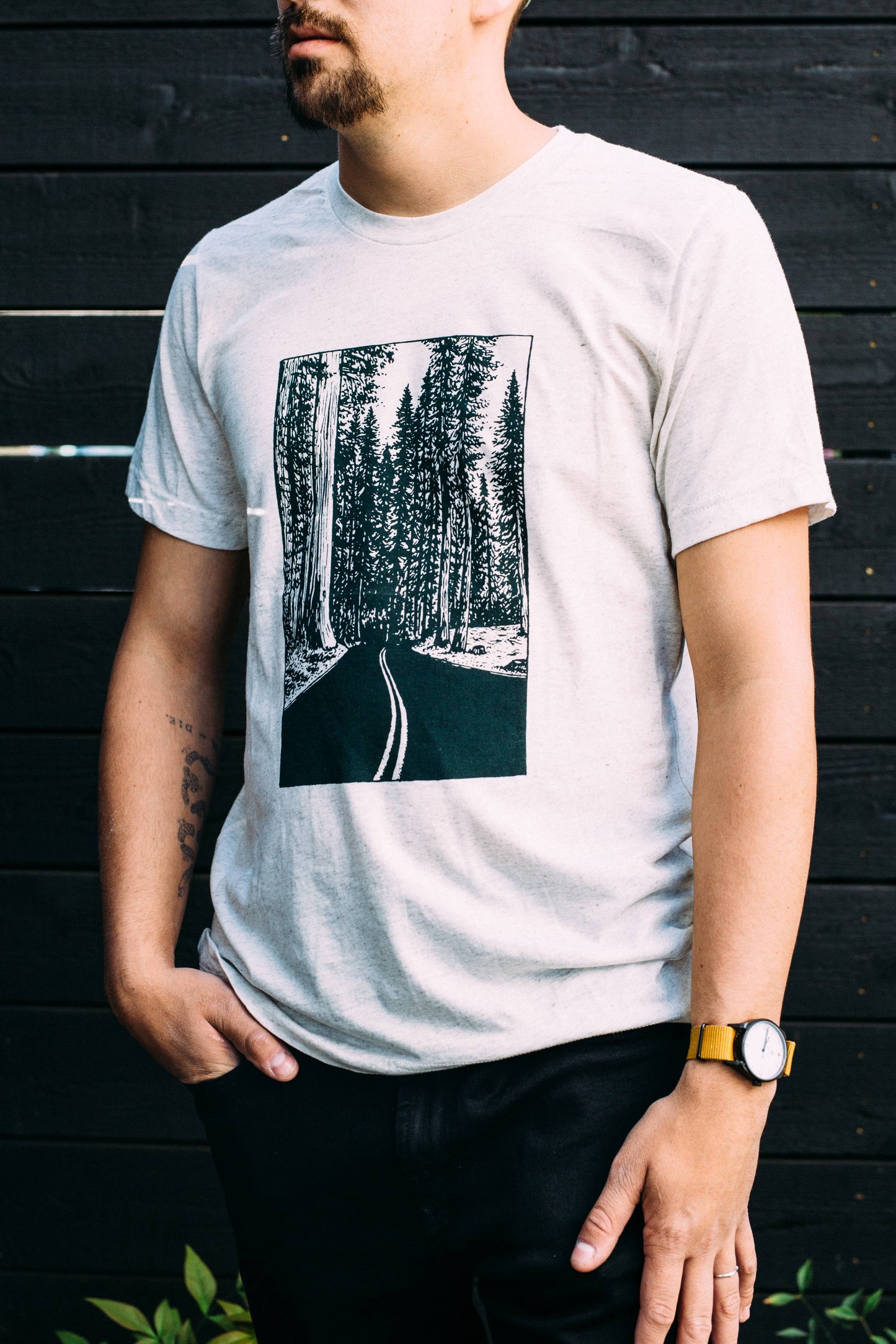 Redwoods Tee-Oatmeal