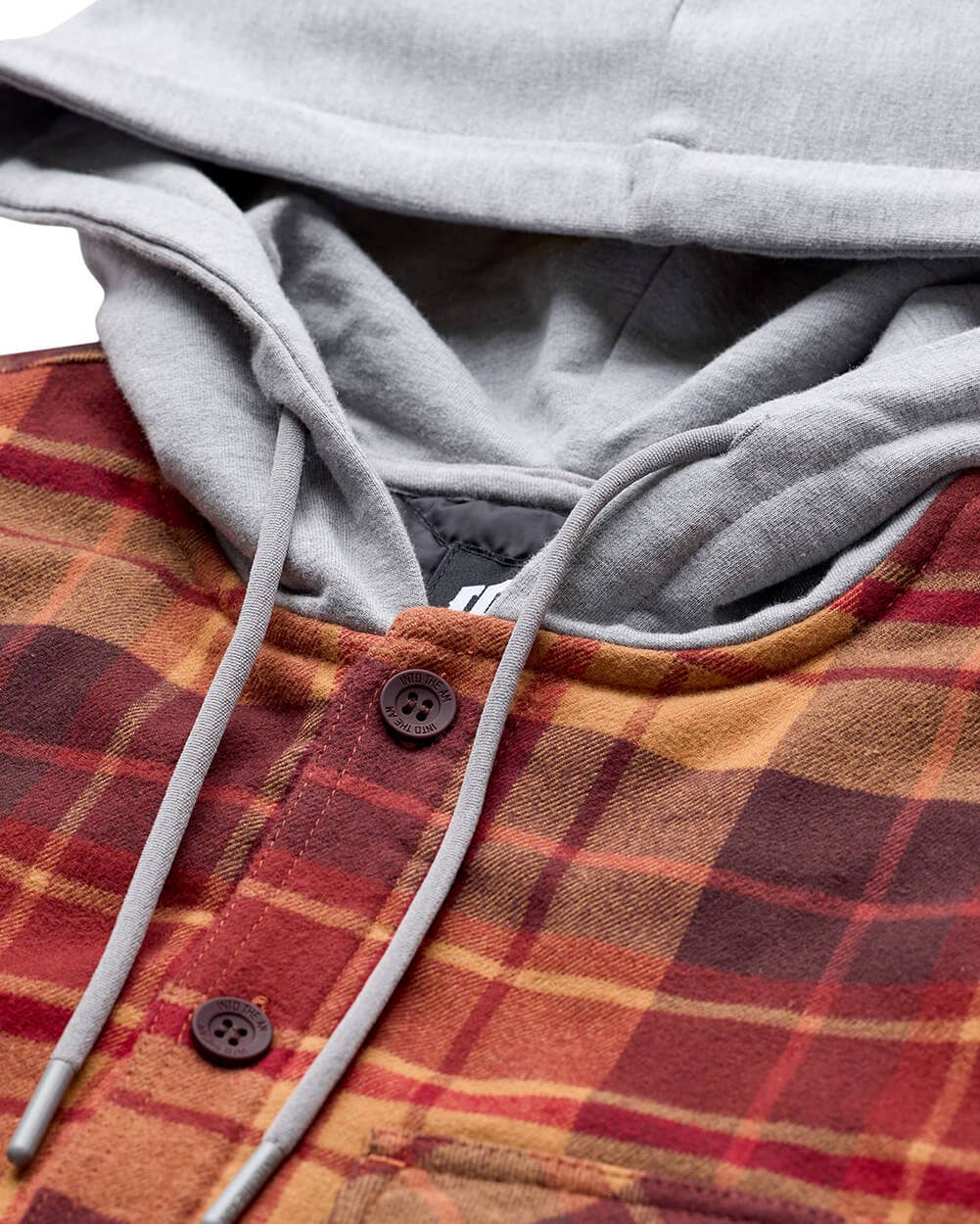 Men's Hooded Flannel Zip-Up Shirt Jacket