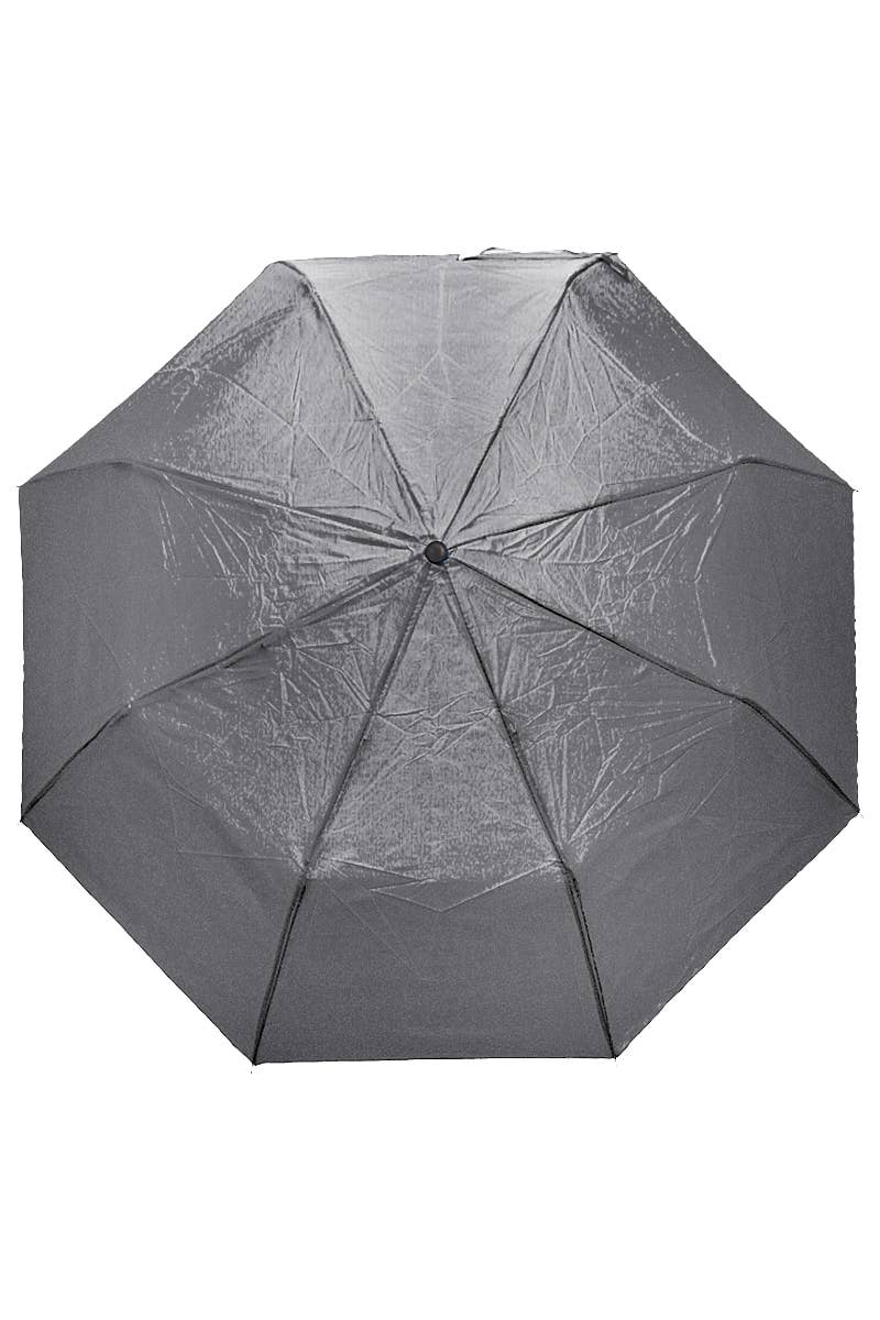 Solid 8-Panel 3-Fold Manual Compact Umbrella