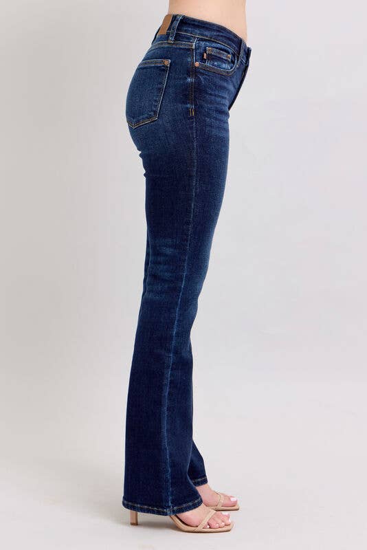 High Waisted Dark Wash Bootcut 32”