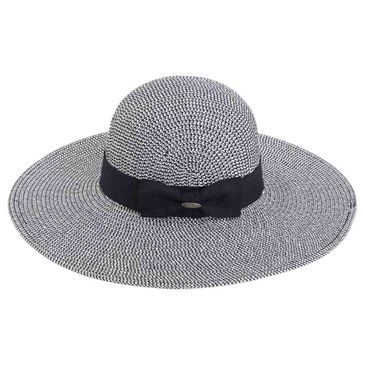 Foldable Straw Sun Hat With Detachable Bow