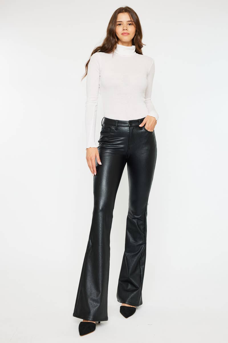 Kan Can - Faux Leather Pants