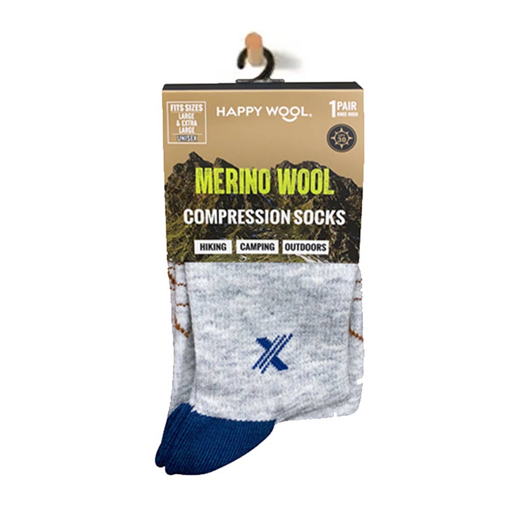 MERINO WOOL SOCKS - HIKING, CAMPING, SNOW