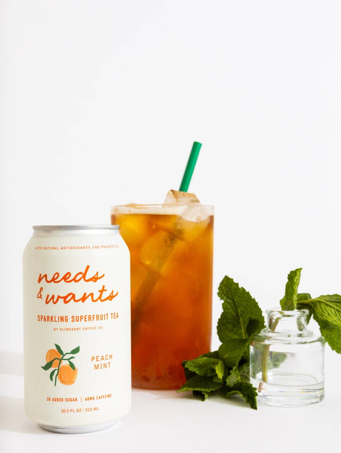 Needs & Wants Tea - Peach Mint (Case of Twelve)