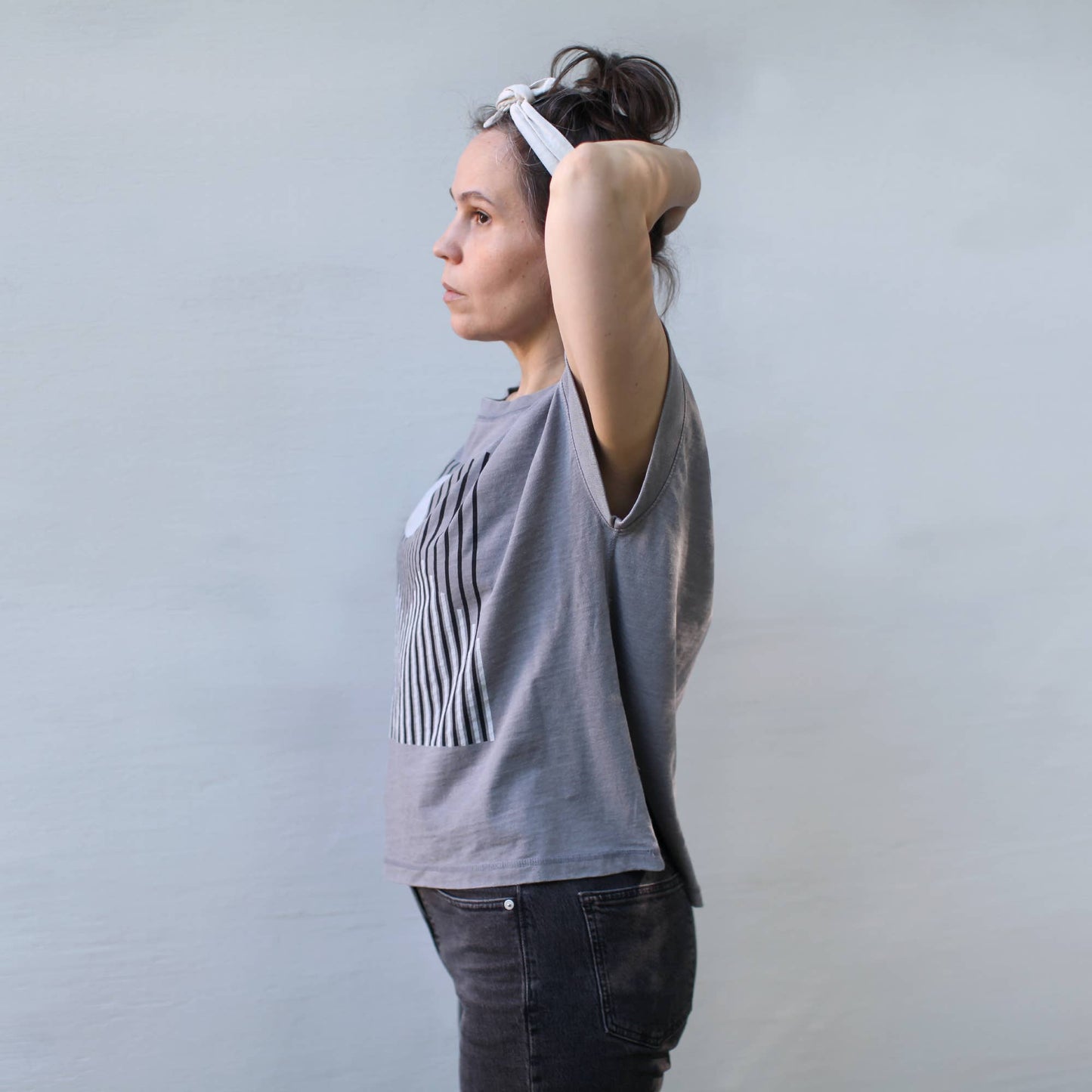 Geometric Alpine Boxy Tee