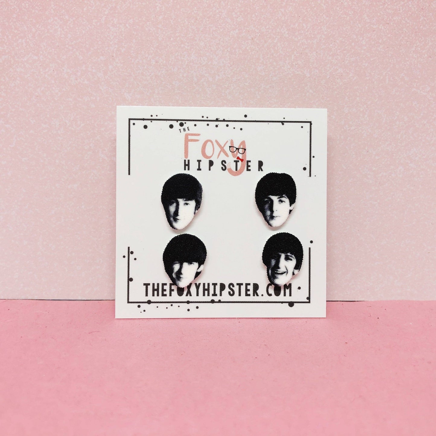 The Beatles Stud Earrings