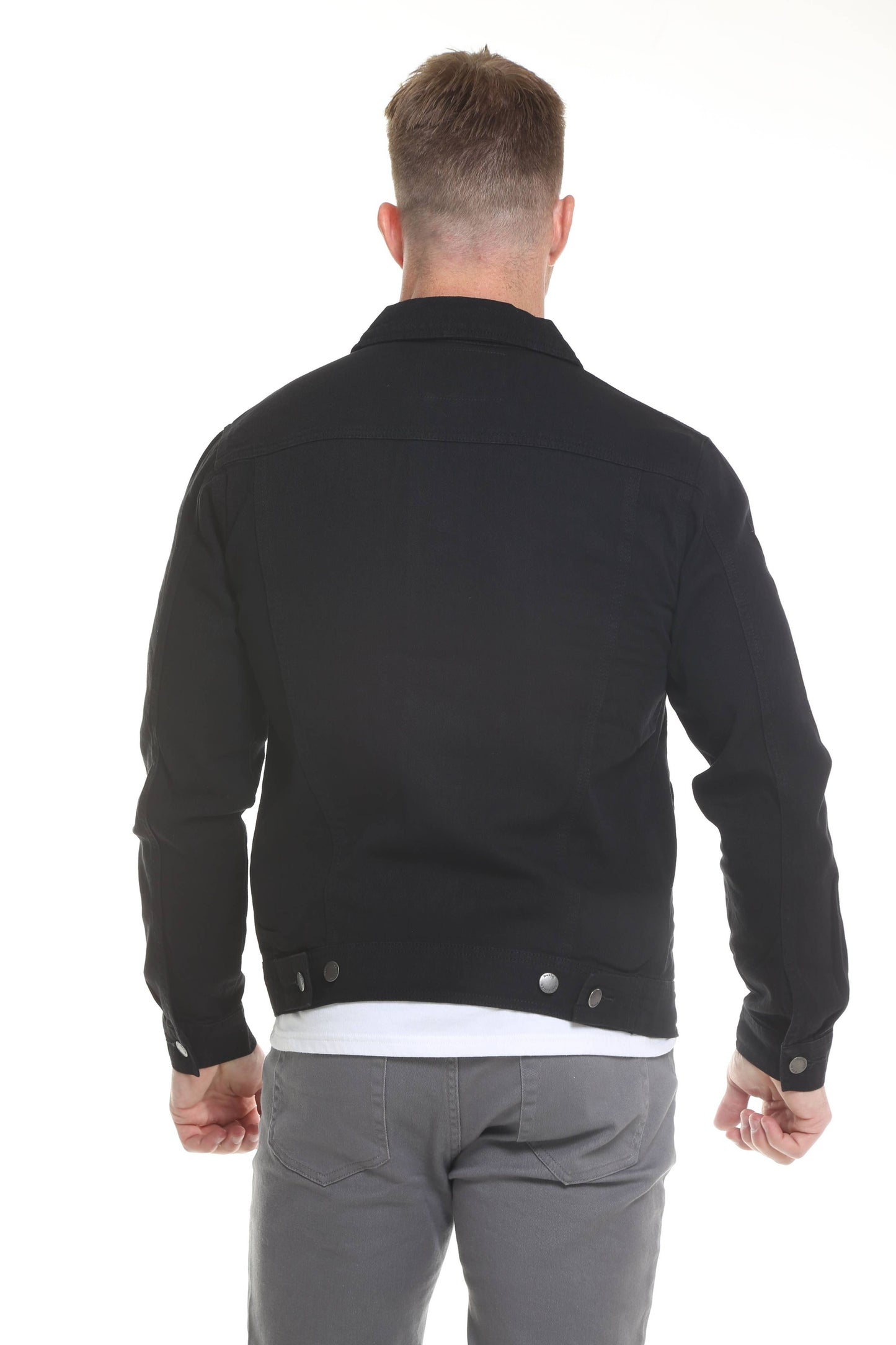 Black Men's Denim Jacket