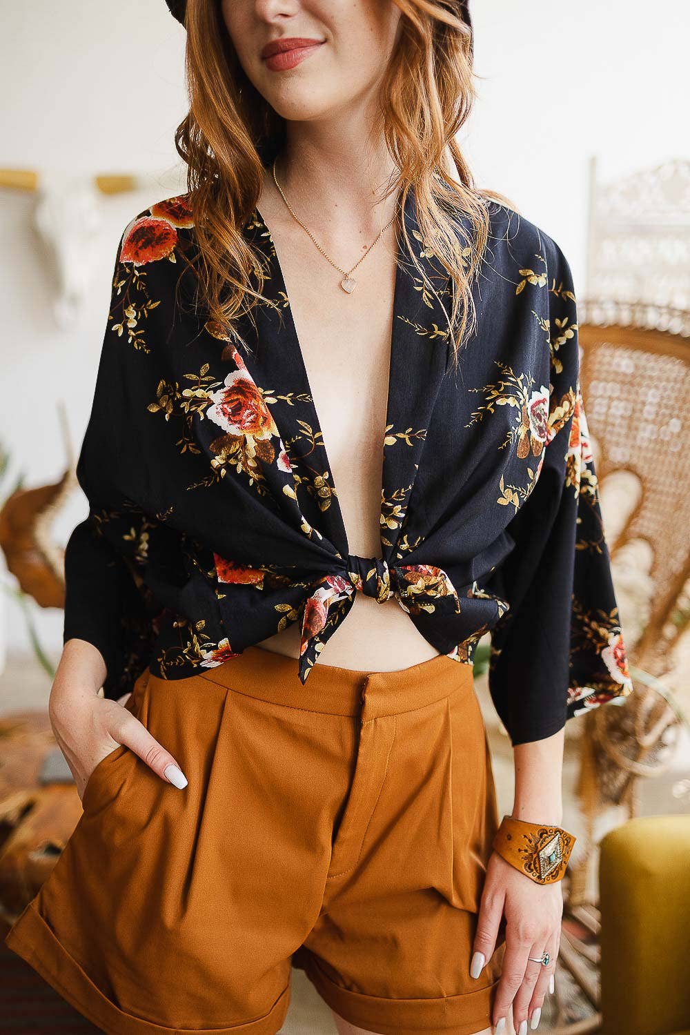 Country Girl Rose Summer Cardigan