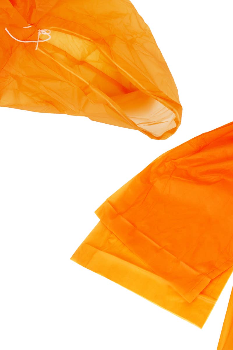 Button Down Thin PEVA Poncho Raincoat - Unisex