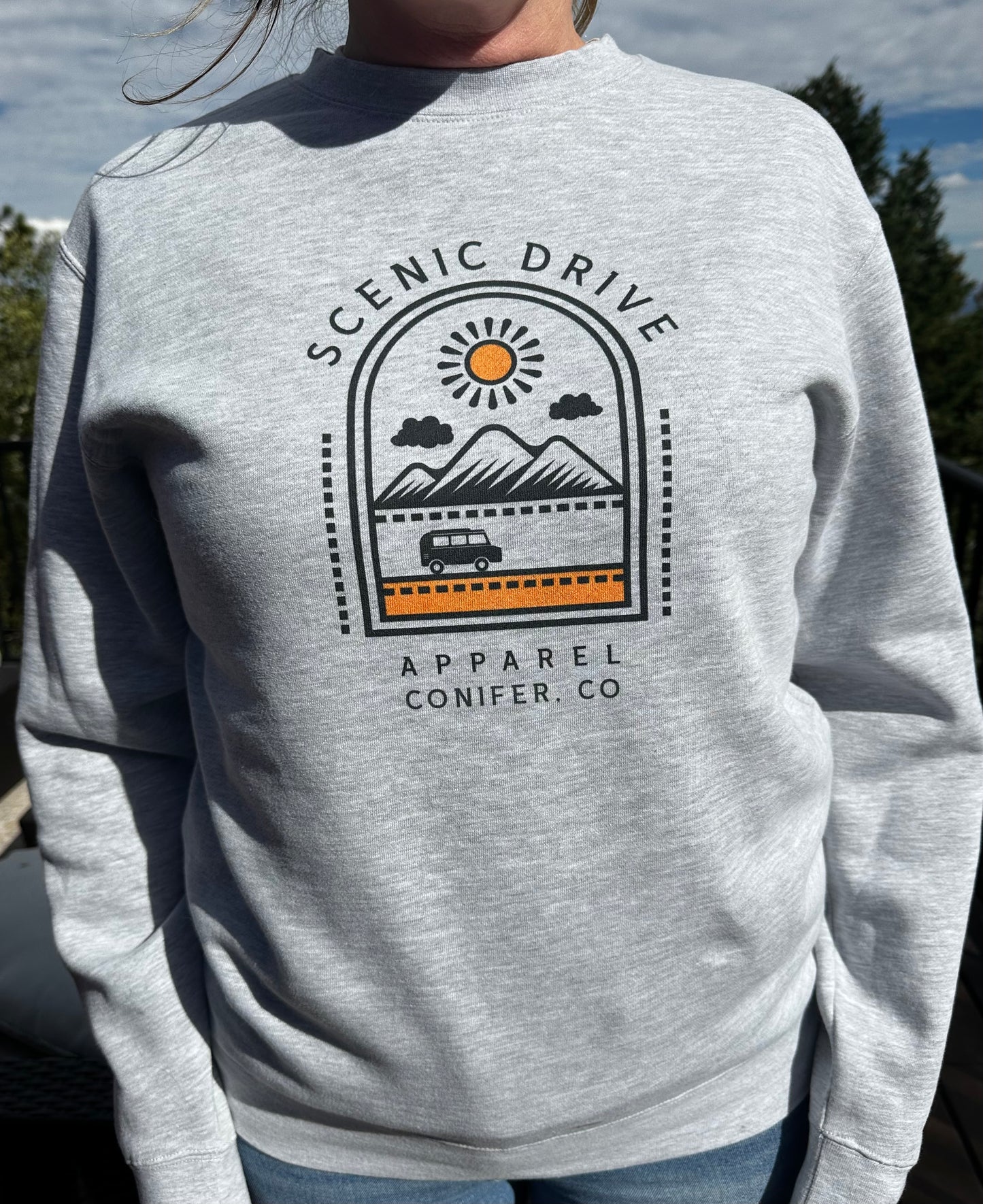 Scenic Drive Crew Neck Sweatshirt