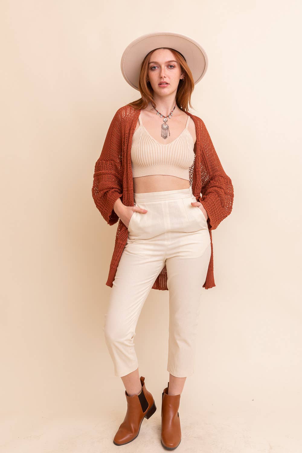 Cozy Open-Front Knit Cardigan