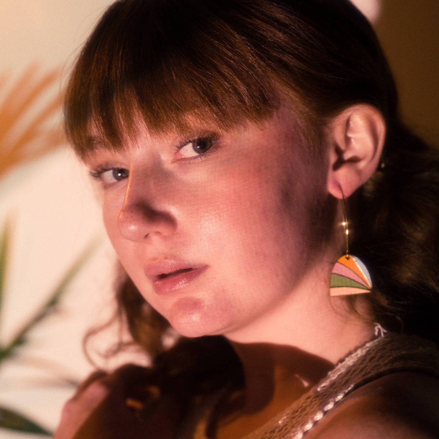 Zora Enamel Dangle Earrings
