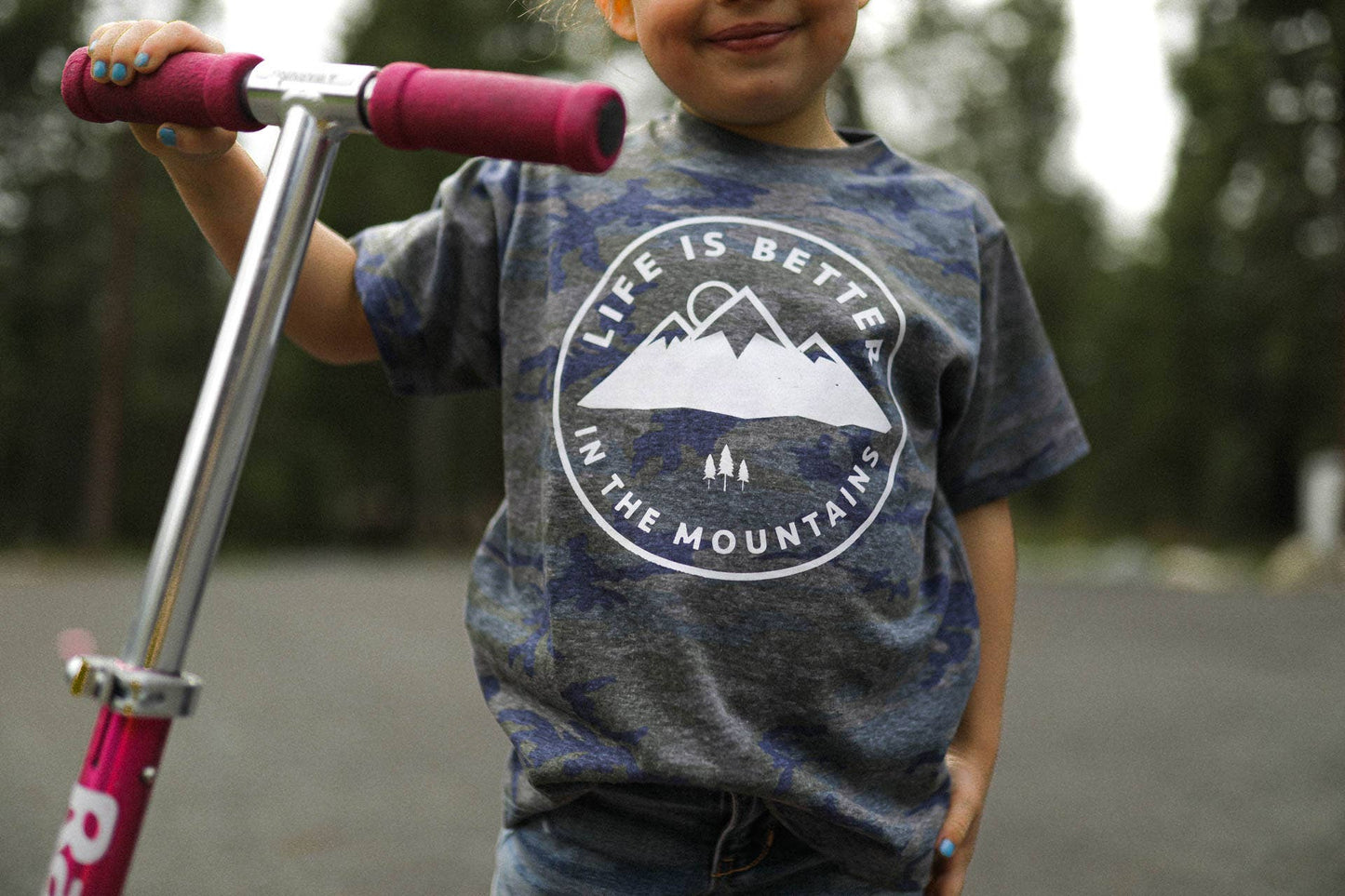 Life is Better in the Mountains Toddler Tee- Various Colors