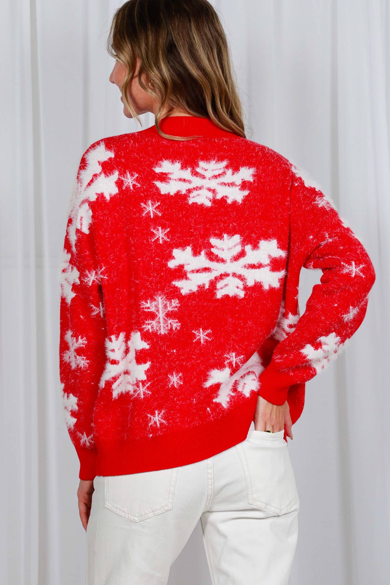 Snowflake Knitted Sweater