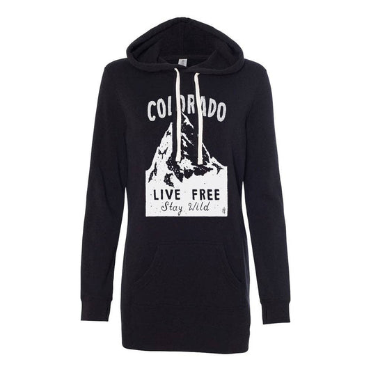Colorado Live Free Hoodie Dress