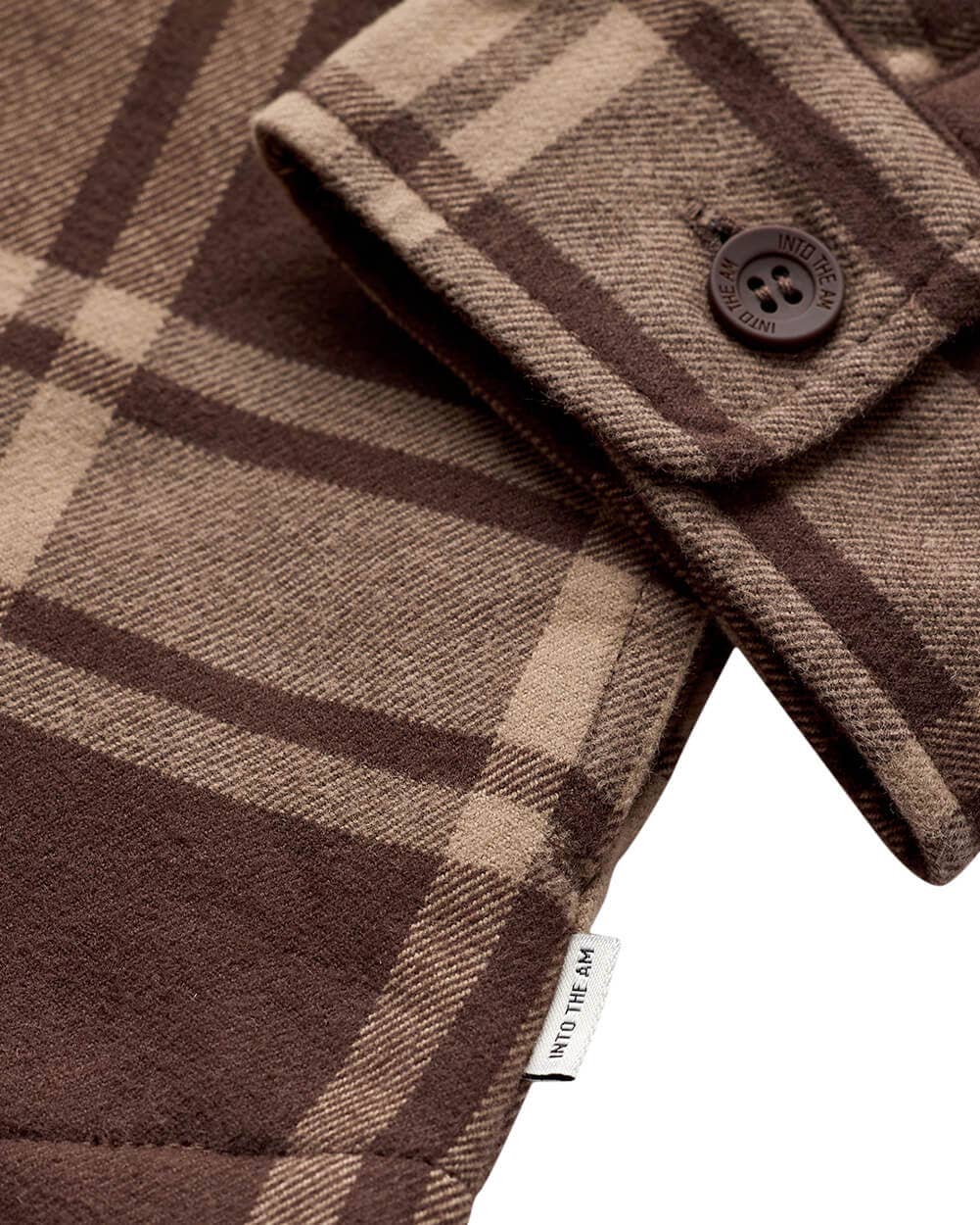 Men's Hooded Flannel Zip-Up Shirt Jacket