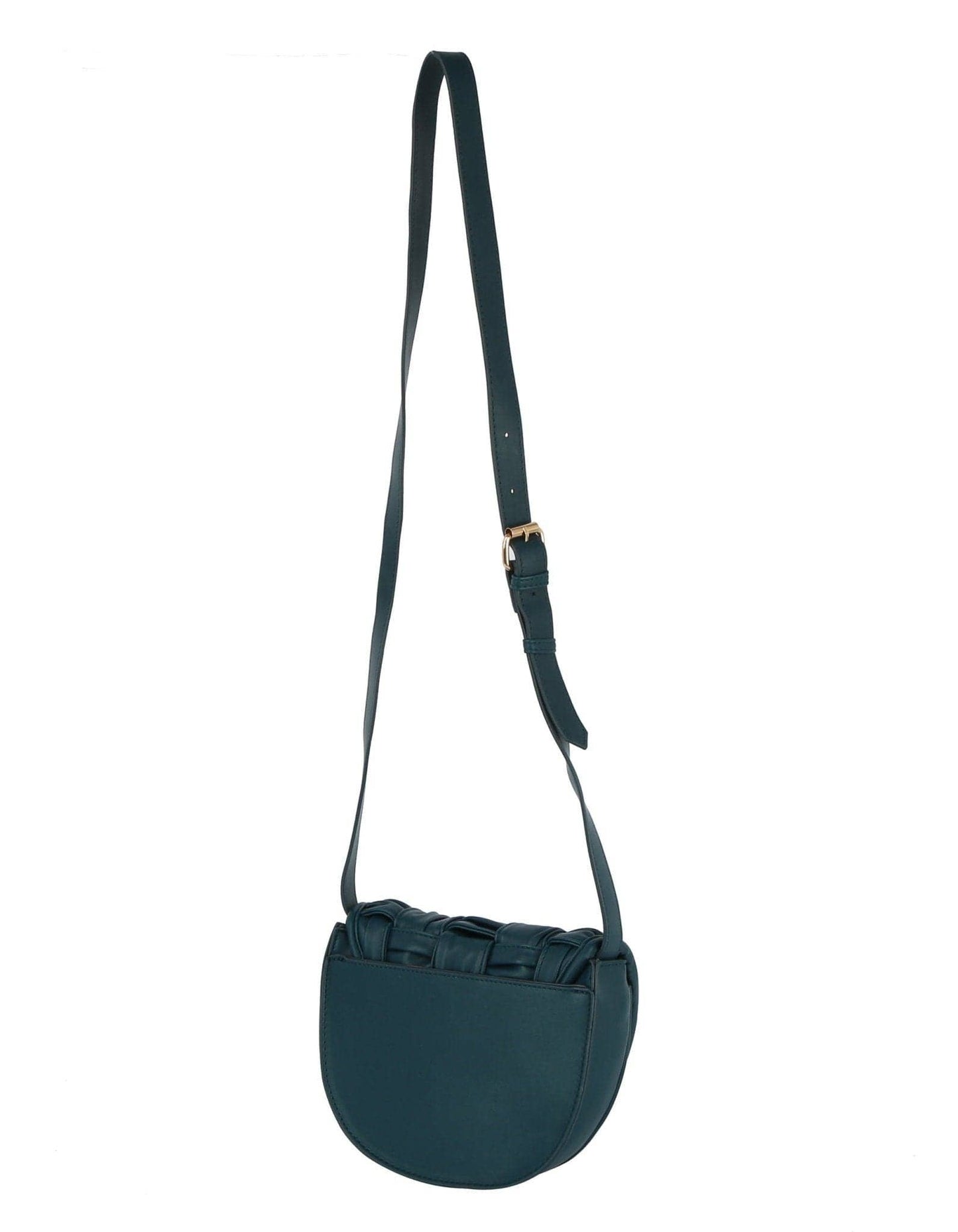 Woven Leather Women's Crossbody Bag