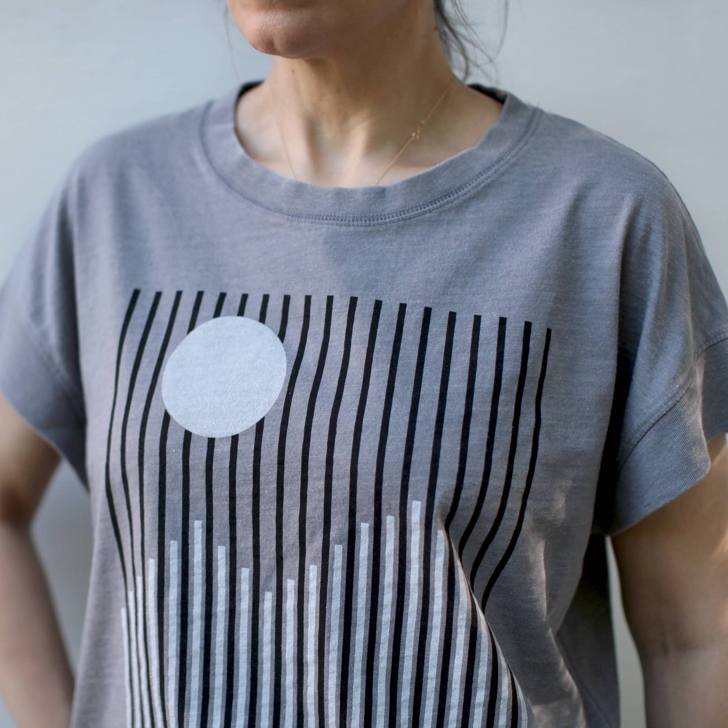 Geometric Alpine Boxy Tee
