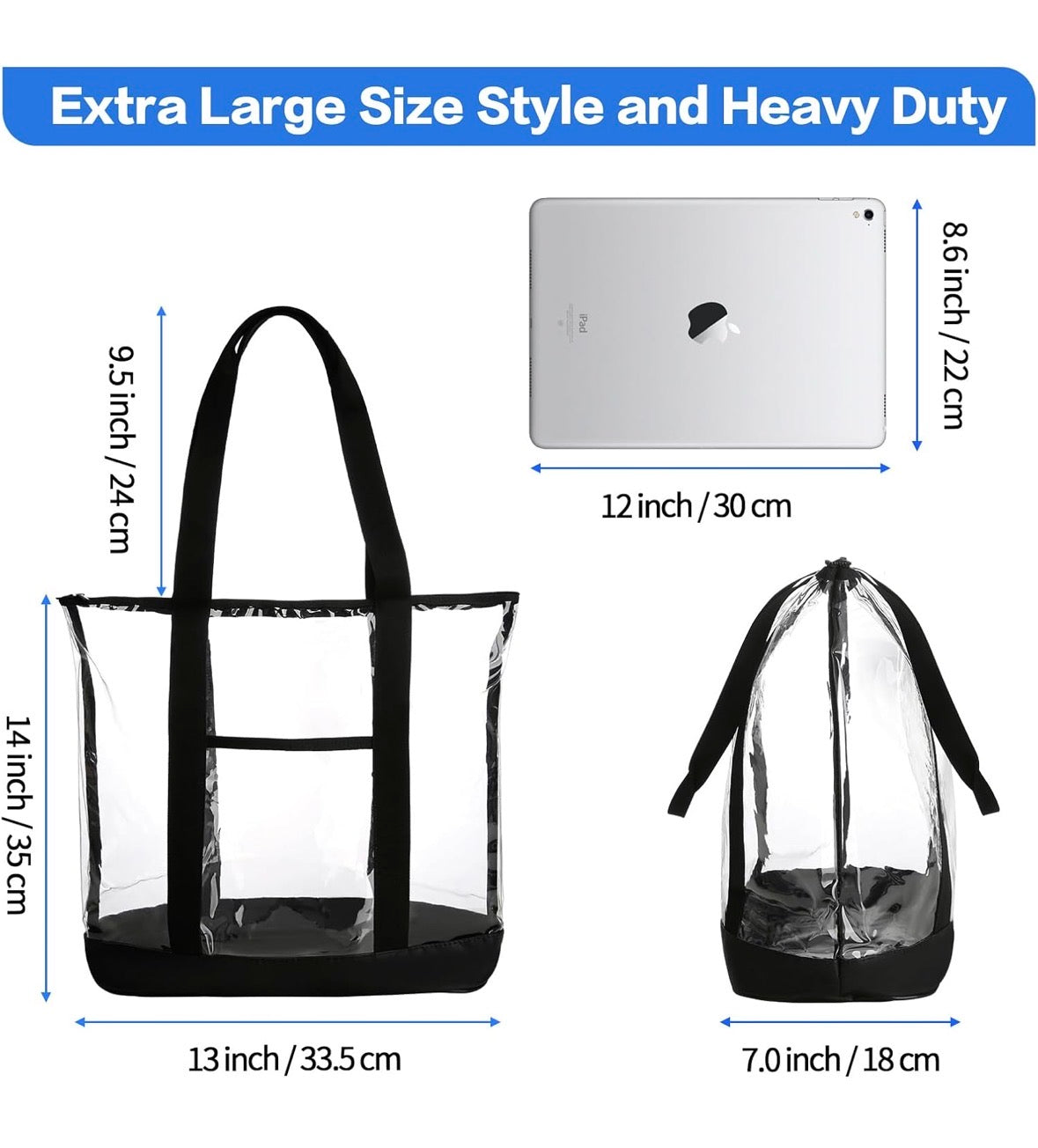 Clear Bag - Red Rocks Approved