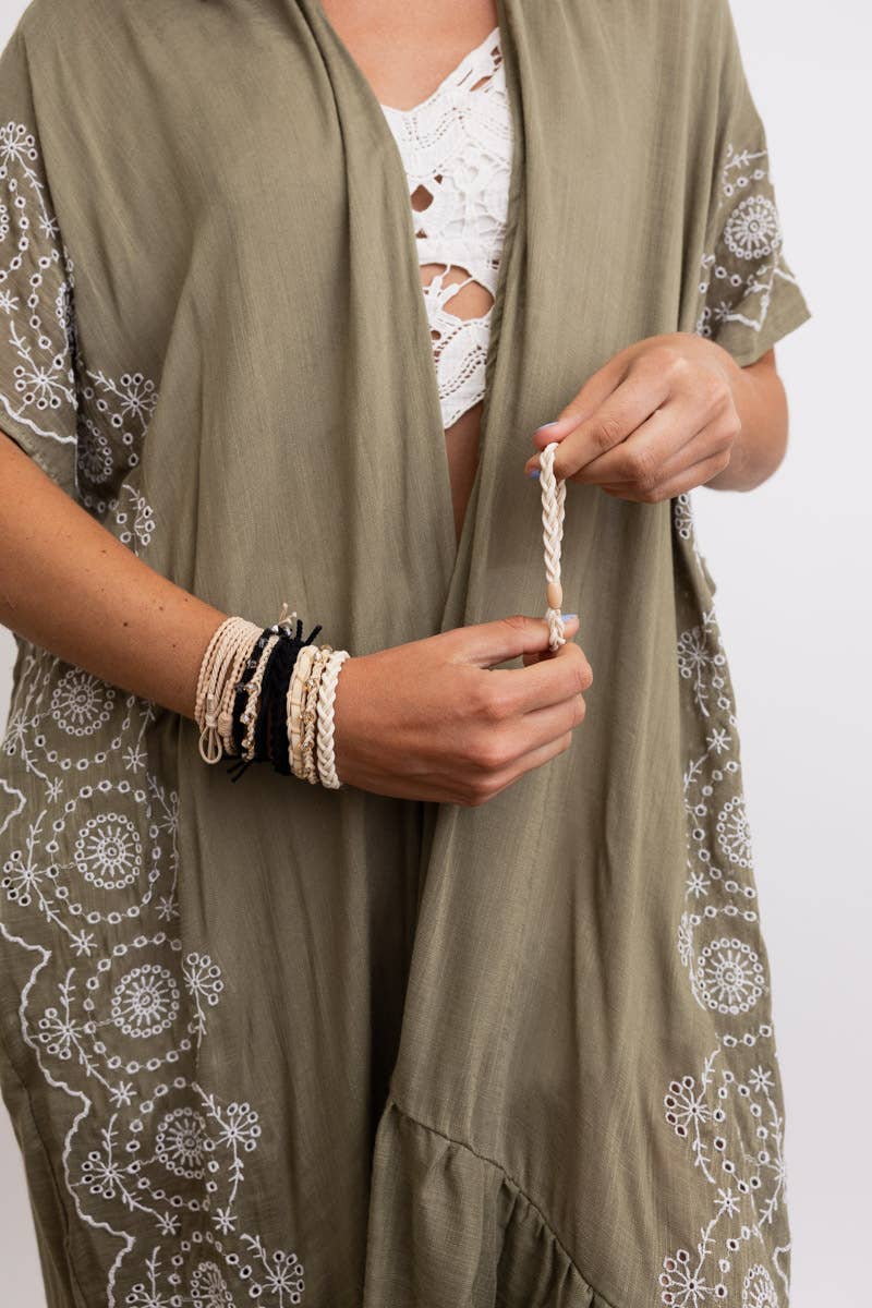 Stackable Hair Tie Bracelet Set