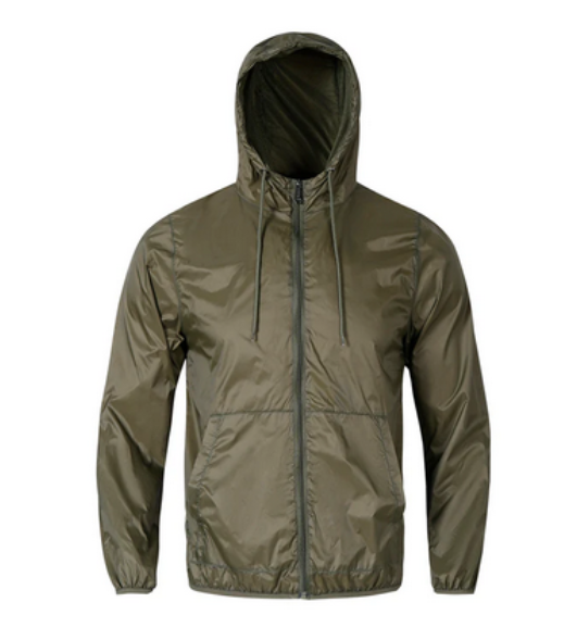 Men's Packable Full Zip Windbreaker
