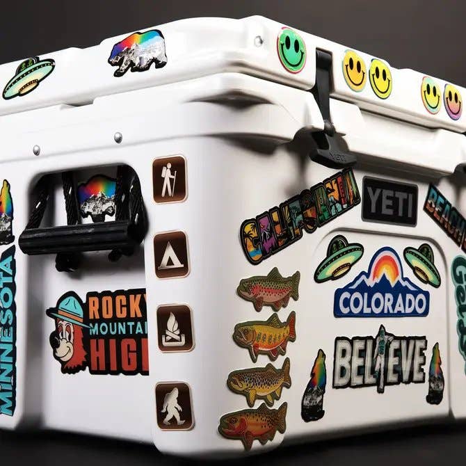 Colorful Colorado 3D Bubble Sticker