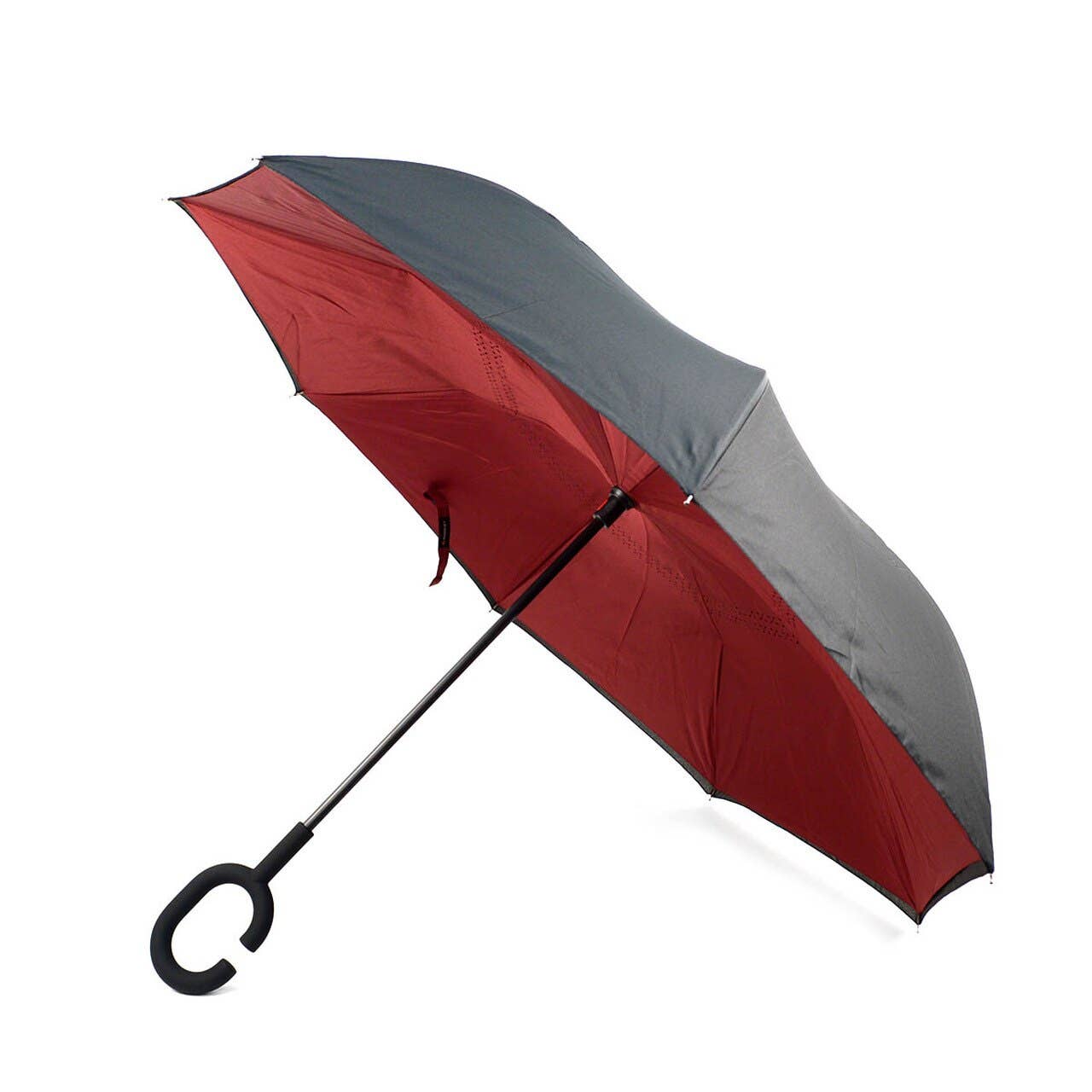 Solid Color Double Layer Inverted Umbrella