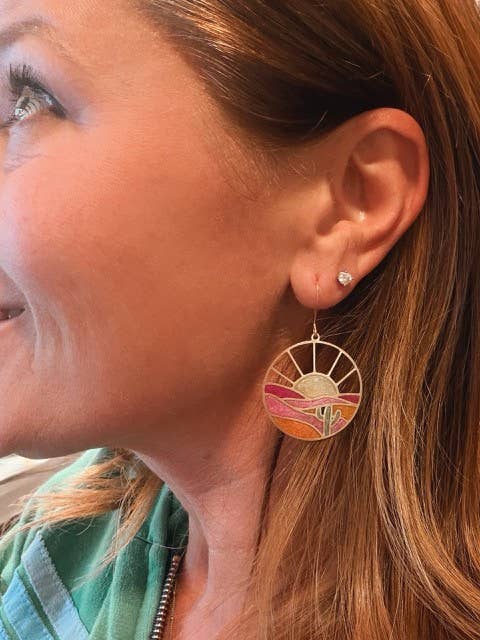 Desert Sunset Earrings