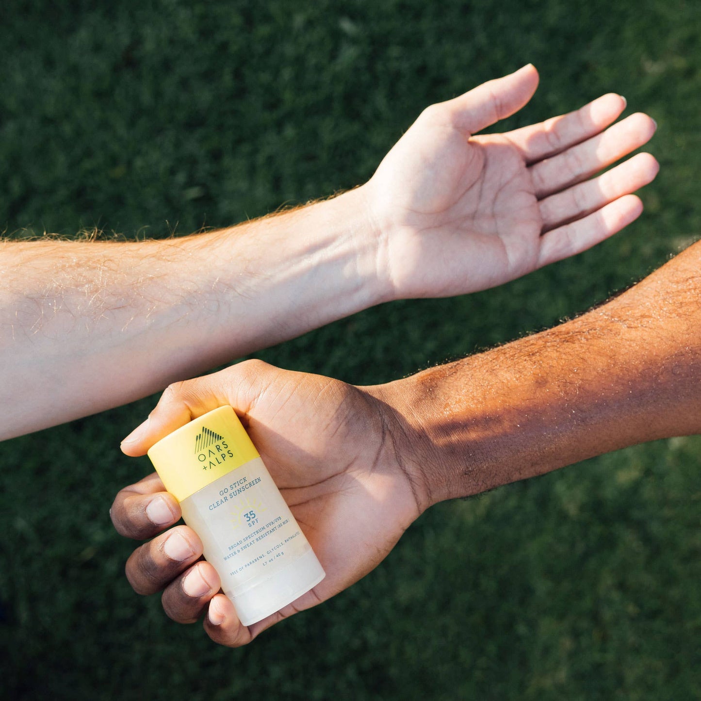 Go Stick Clear SPF 35 Face Men's Sunscreen Stick, Vitamin E