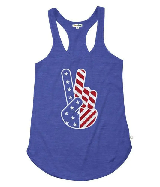 Women’s Patriotic Peace Tank Top