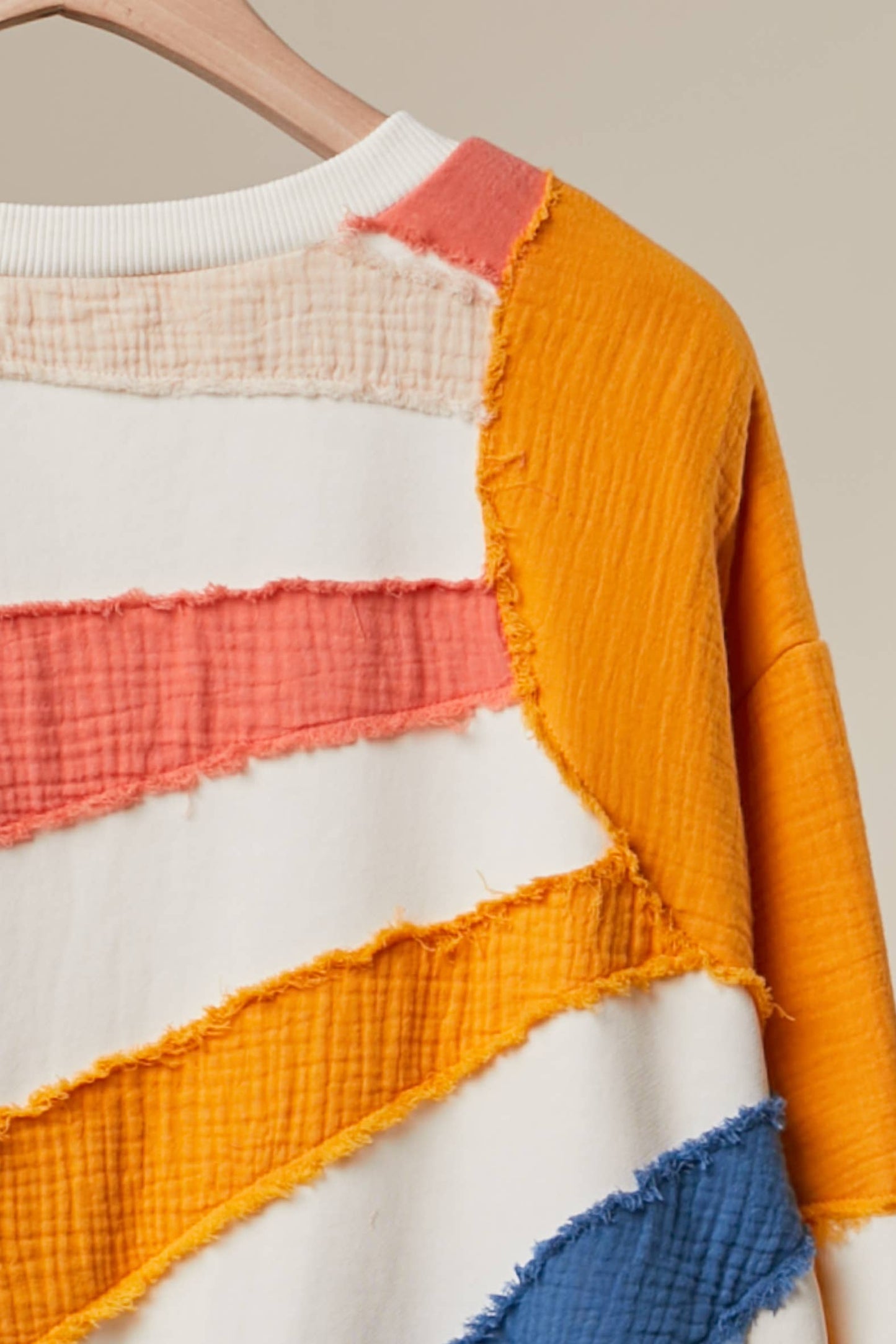 Sun Patchwork Sweatshirt