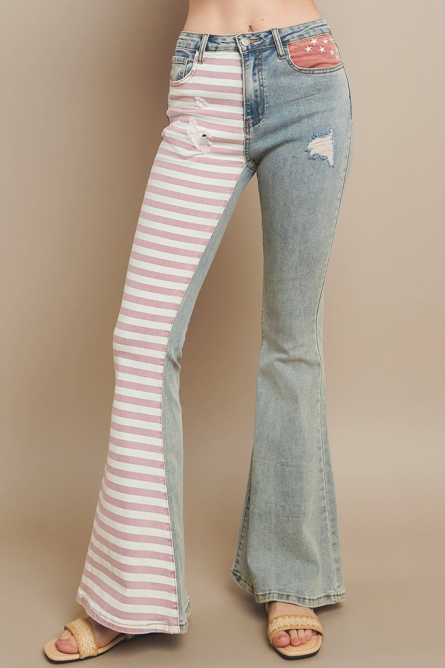 Flag Bellbottom Jeans