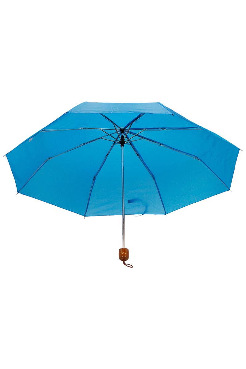 Solid 8-Panel 3-Fold Manual Compact Umbrella