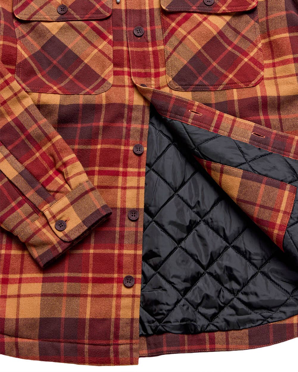 Men's Hooded Flannel Zip-Up Shirt Jacket
