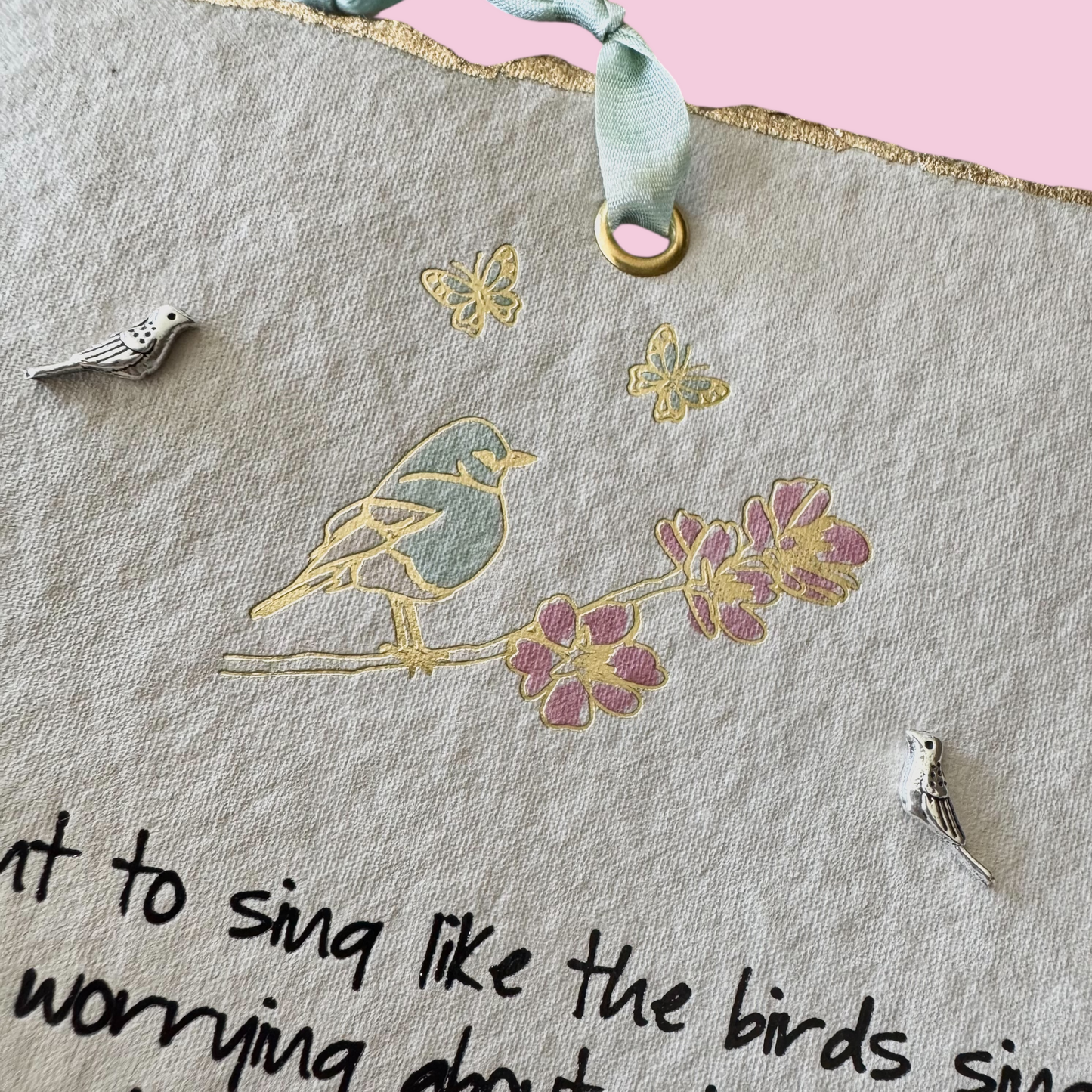 Free Spirit bird stud earrings
