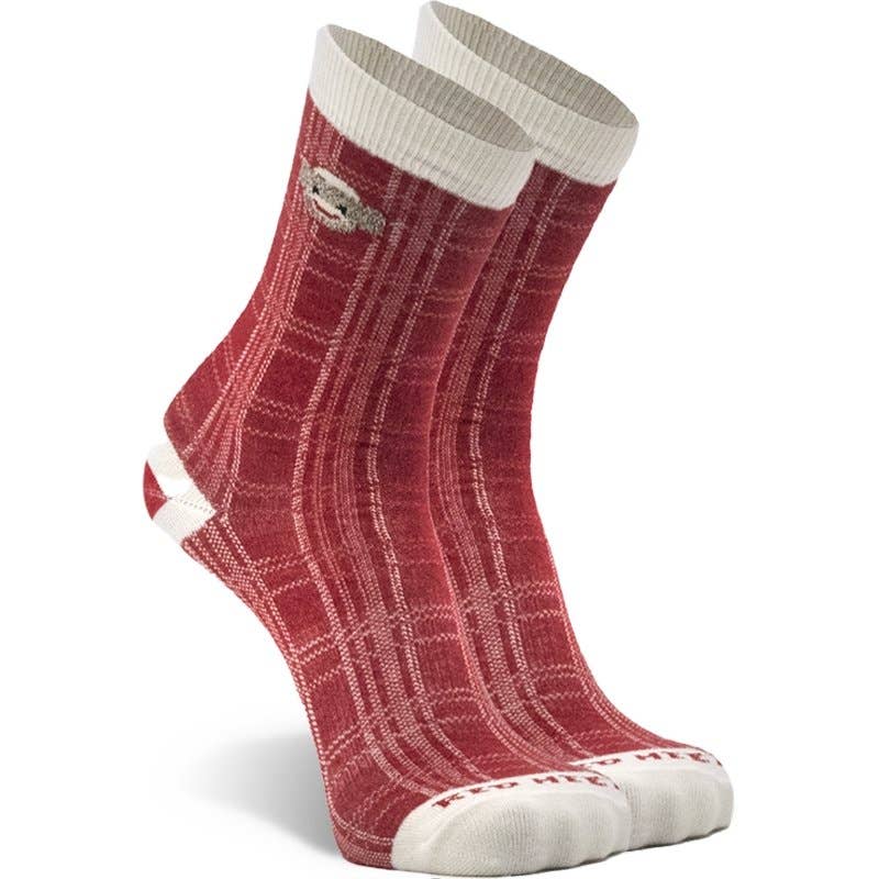 Monkey Plaid Ultra-Lightweight Crew