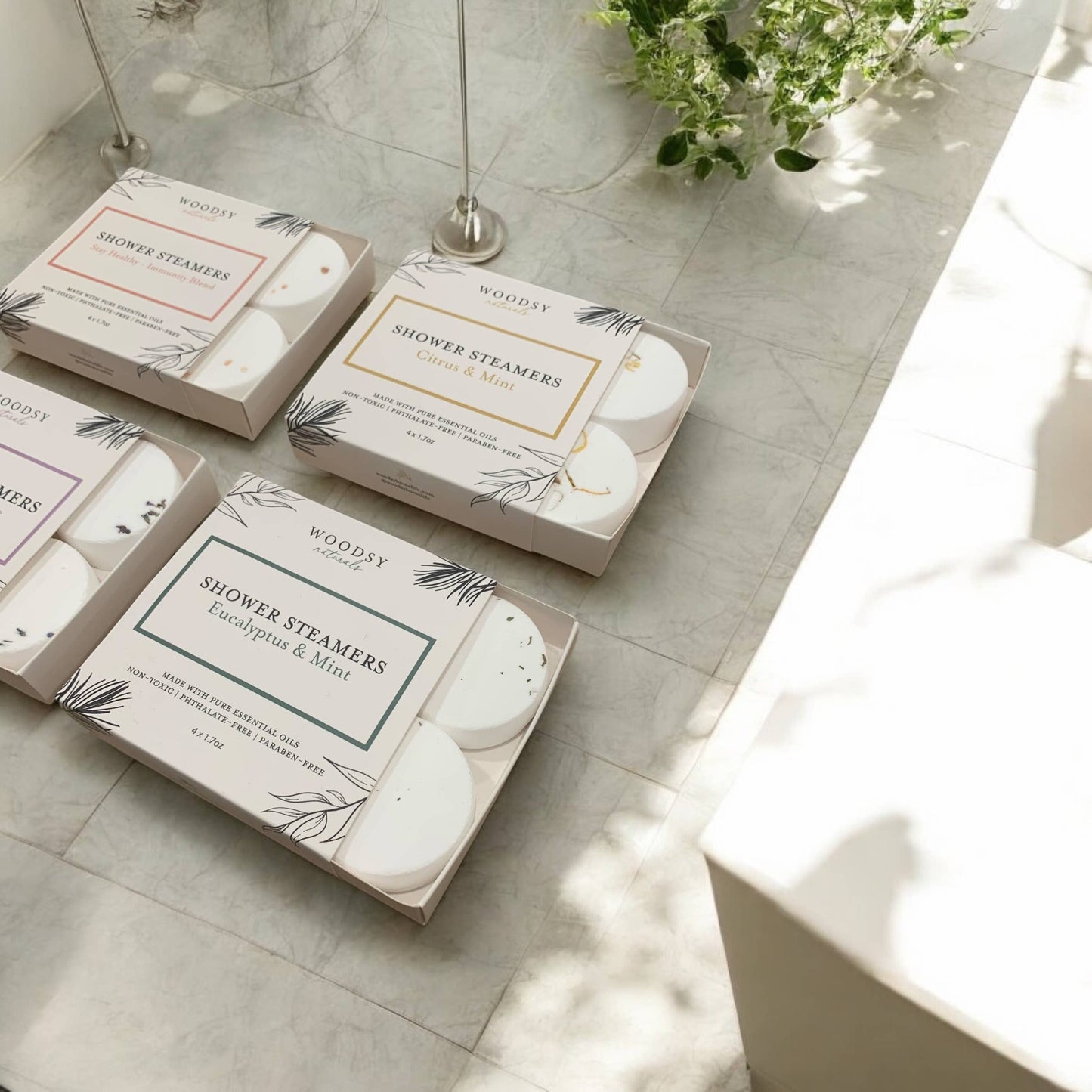 Eucalyptus & Mint l Shower Steamer Gift Set